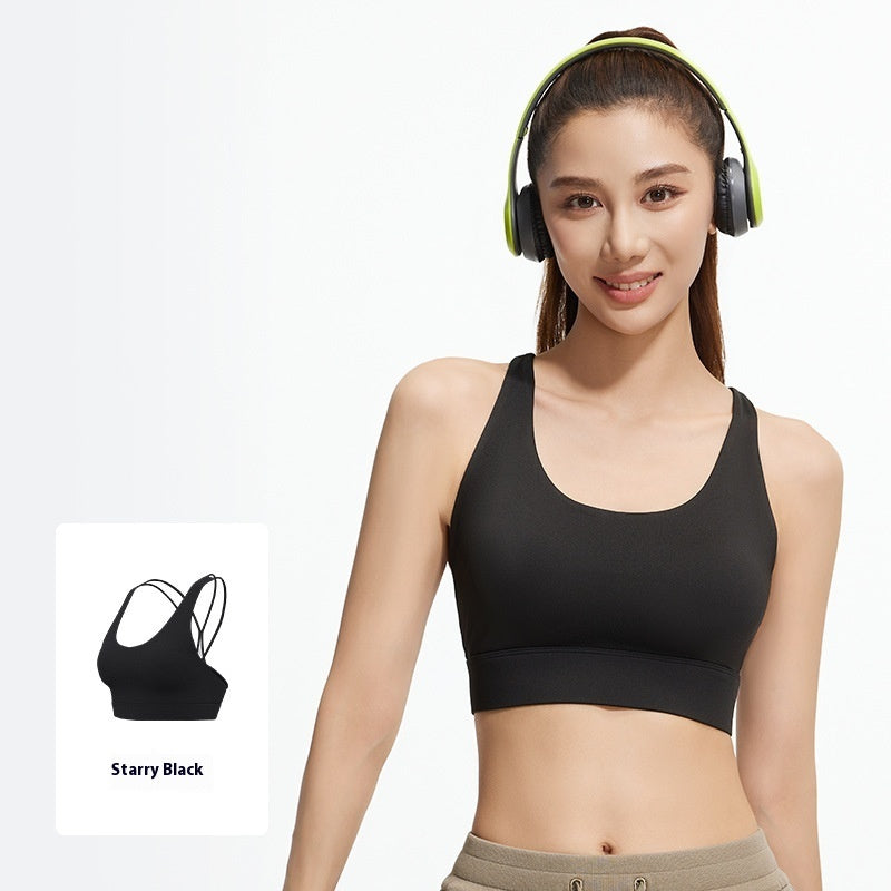 Mesh Cross Sports Bra Beautiful Back