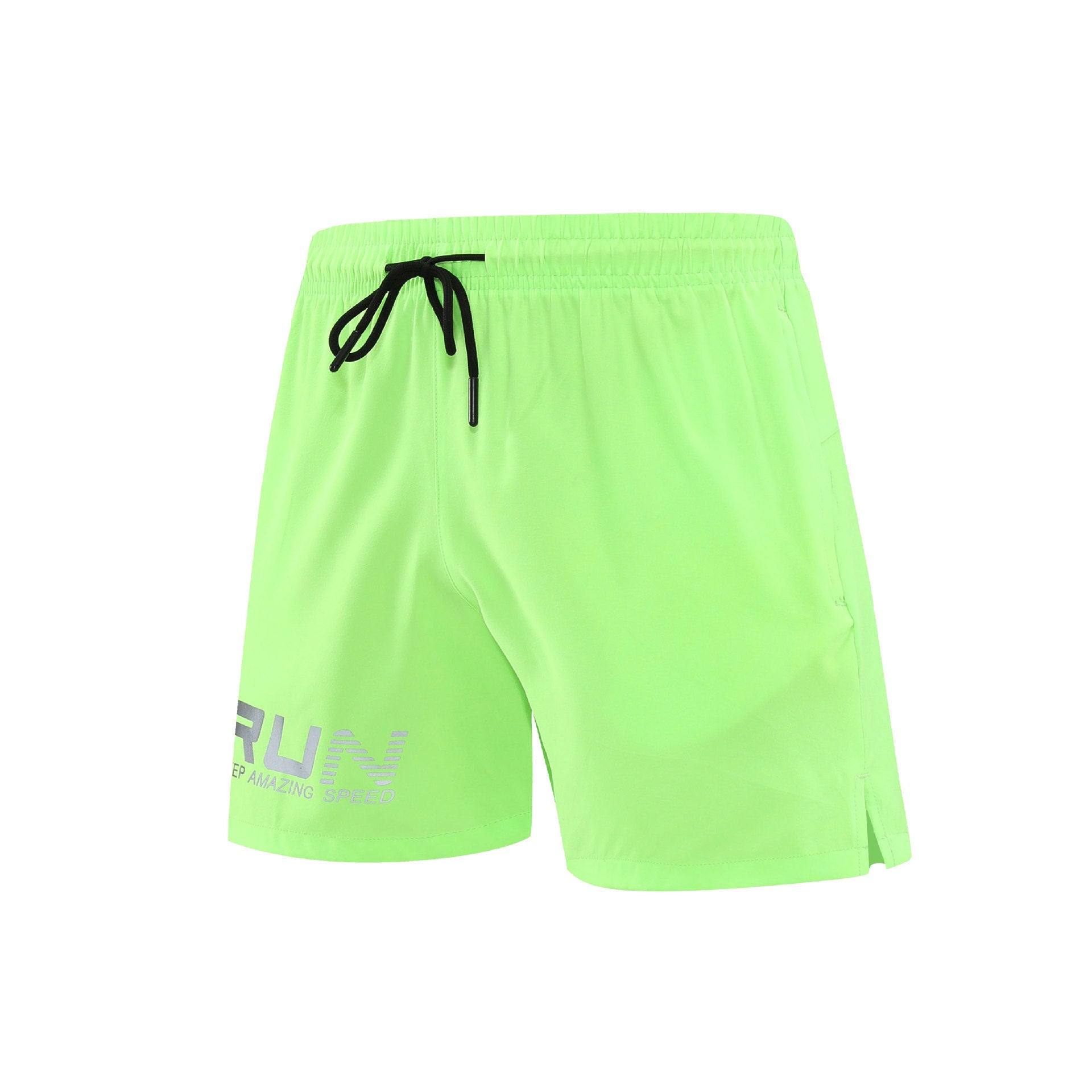 Sports Track And Field Men's Quick-drying Three-point Reflective Printing Fitness Sports Training Pant
