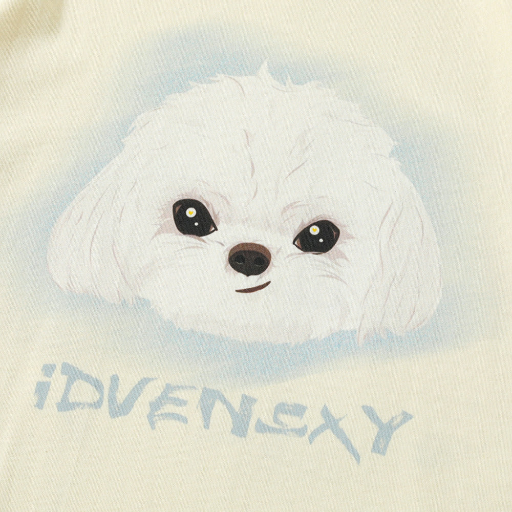 Cartoon Print Short-sleeved T-shirt For Men