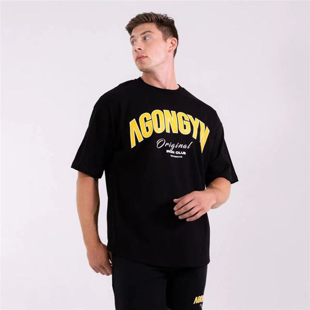 Loose Casual T-shirt Men Cotton Short Sve Shirt