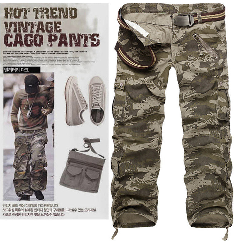 Men's Fashion And Comfort Camouflage Cargo Trousers