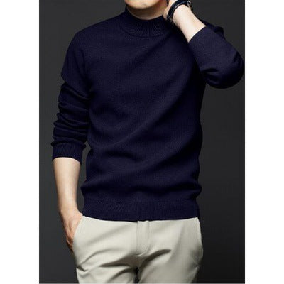 Knitted sweater men's long-sleeved T-shirt men