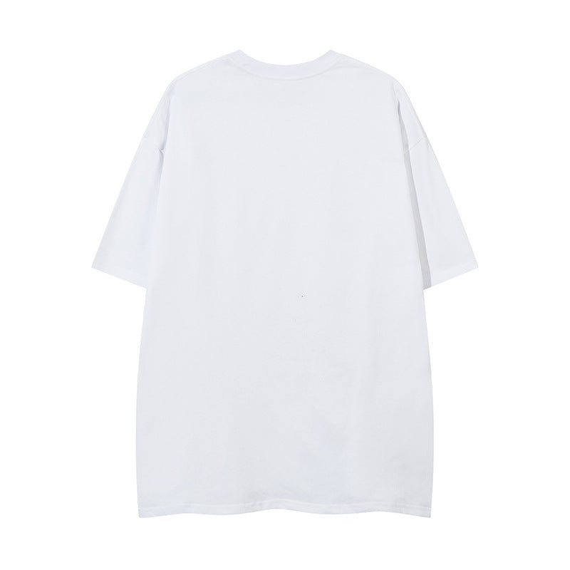 Butterfly Abstract Short-sleeved T-shirt Loose Men