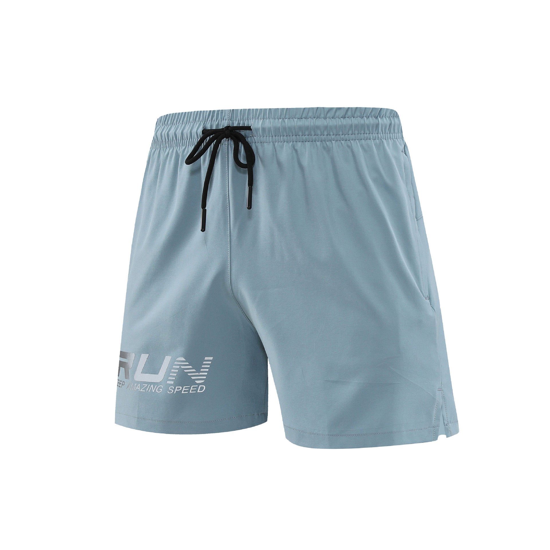Sports Track And Field Men's Quick-drying Three-point Reflective Printing Fitness Sports Training Pant