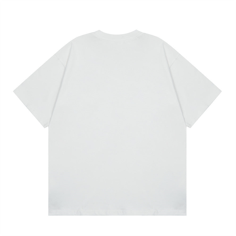 Niche Personality Spider Print T-shirt Men