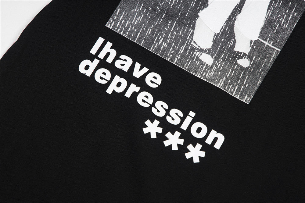Fashion Cultural Landscape Cotton T-shirt Men