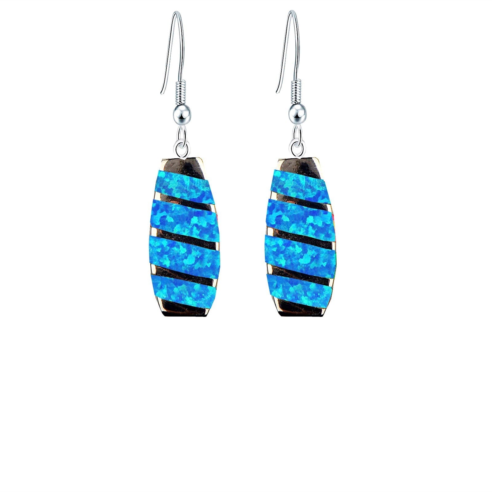 Simple Casual Color Women's Rectangular Earrings