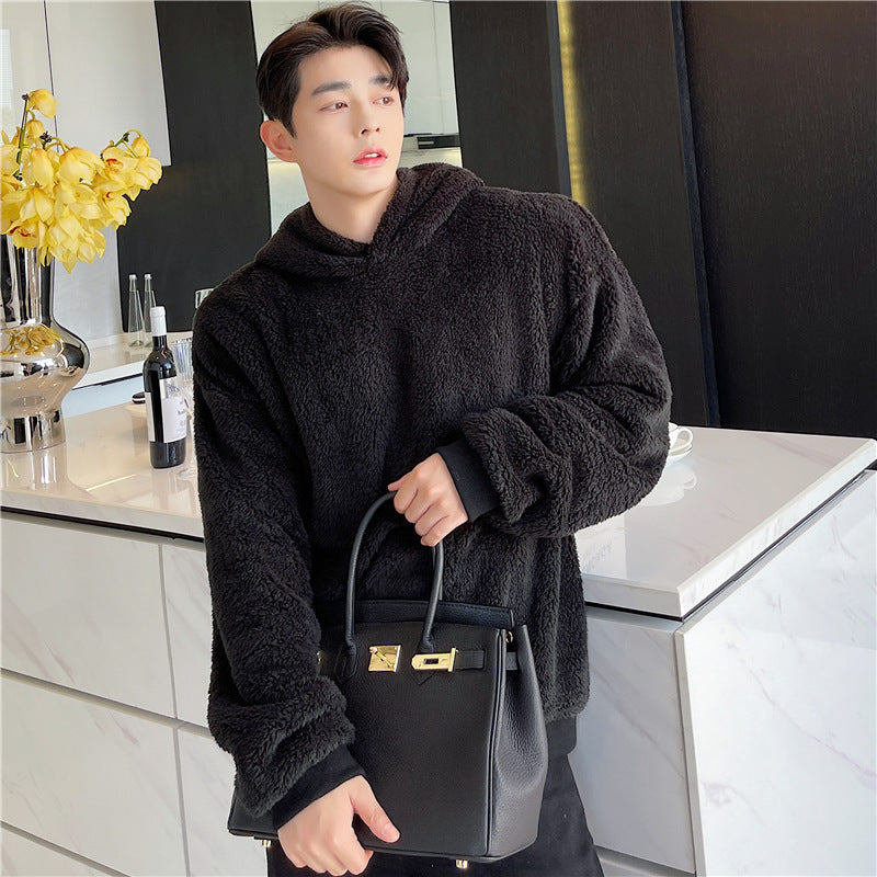 Lamb Fleece Pullover Bottoming Shirt