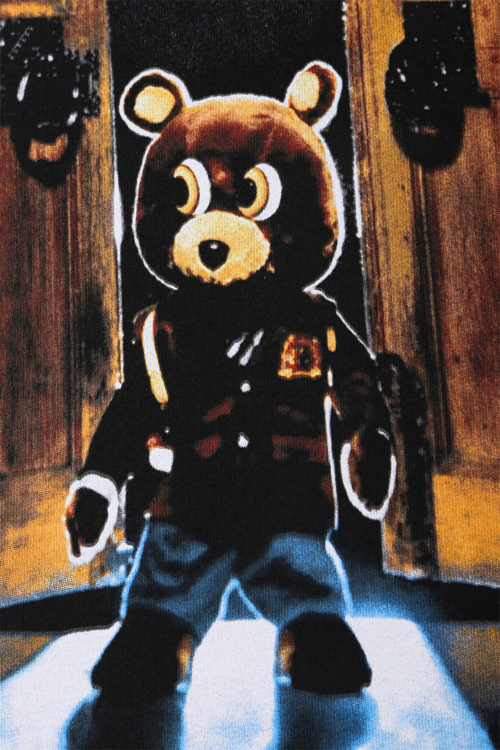 Cartoon Bear Printed T-shirt For Men