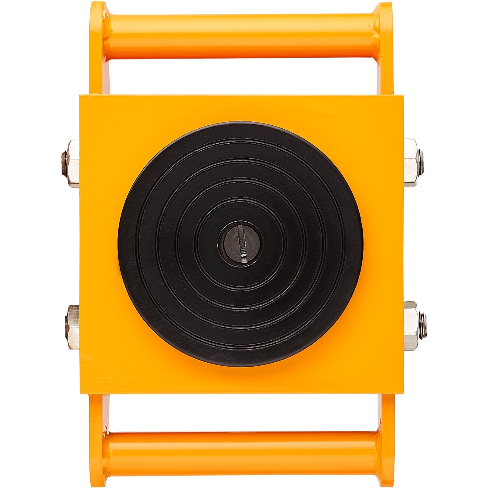 VEVOR 4PCS Machinery Skate Dolly, 17637 LBS 8T Industrial Machinery Mover, Heavy Duty Carbon Steel Machinery Moving Skate With 4 PU Wheels And Rotation Non-Slip Cap For Warehouse, Workshop, Facto