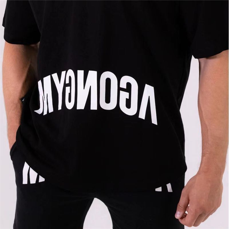 Loose Casual T-shirt Men Cotton Short Sve Shirt