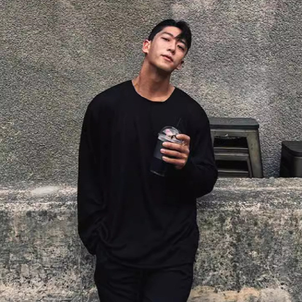 Fashion Hollowed-out Knitted T-shirt For Men