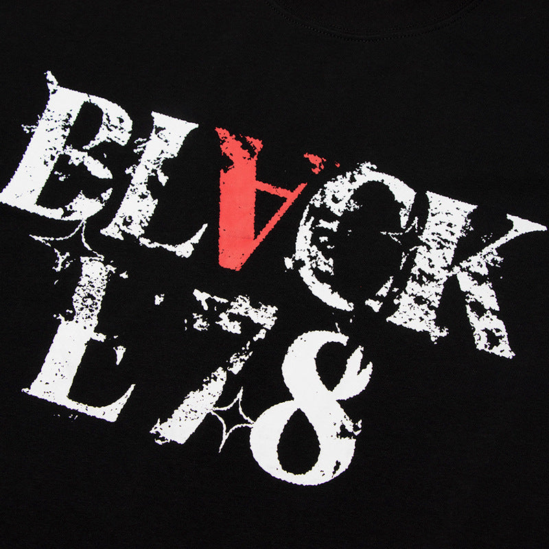 Fashion Letter Print Casual T-shirt Men
