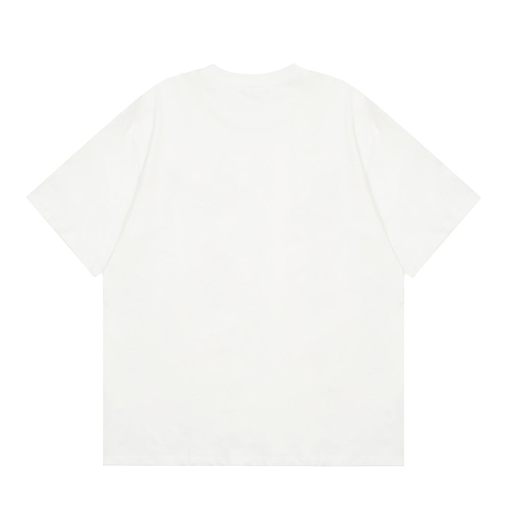 Twisted Letter Print Short-sleeve T-shirt Men