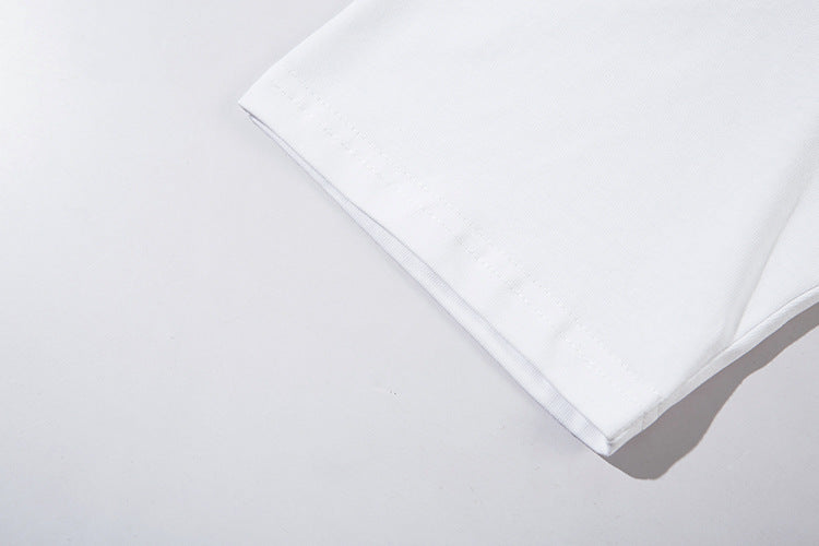 Butterfly And Letters T-shirt Loose Summer Men