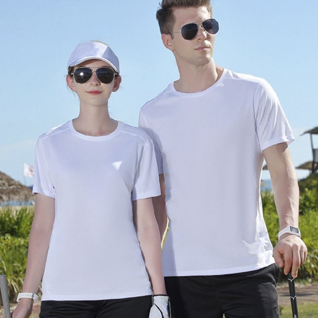 Round Neck Pure Cotton Loose T-shirt Men