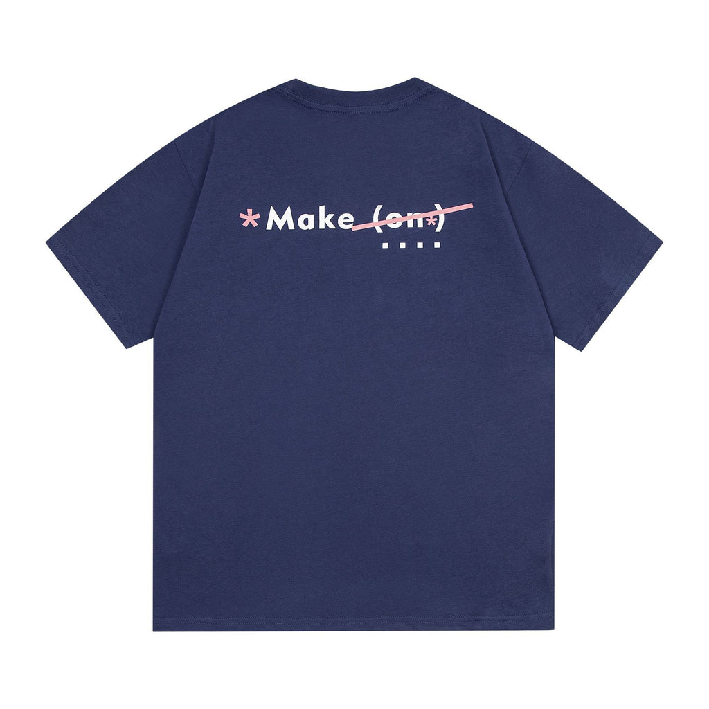 Loose Round Neck Half-sleeve T-shirt Men