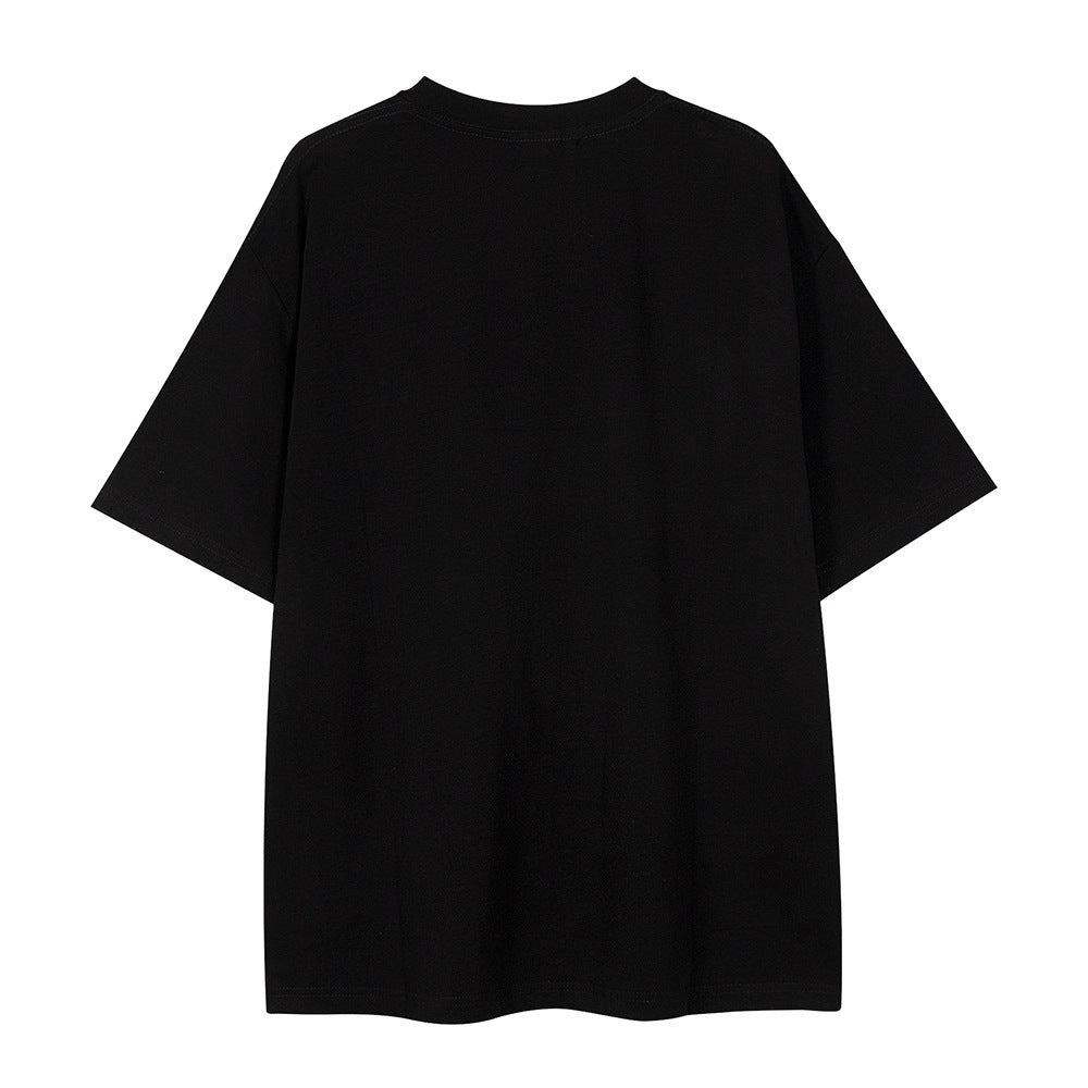 Fashion Letter Print Casual T-shirt Men