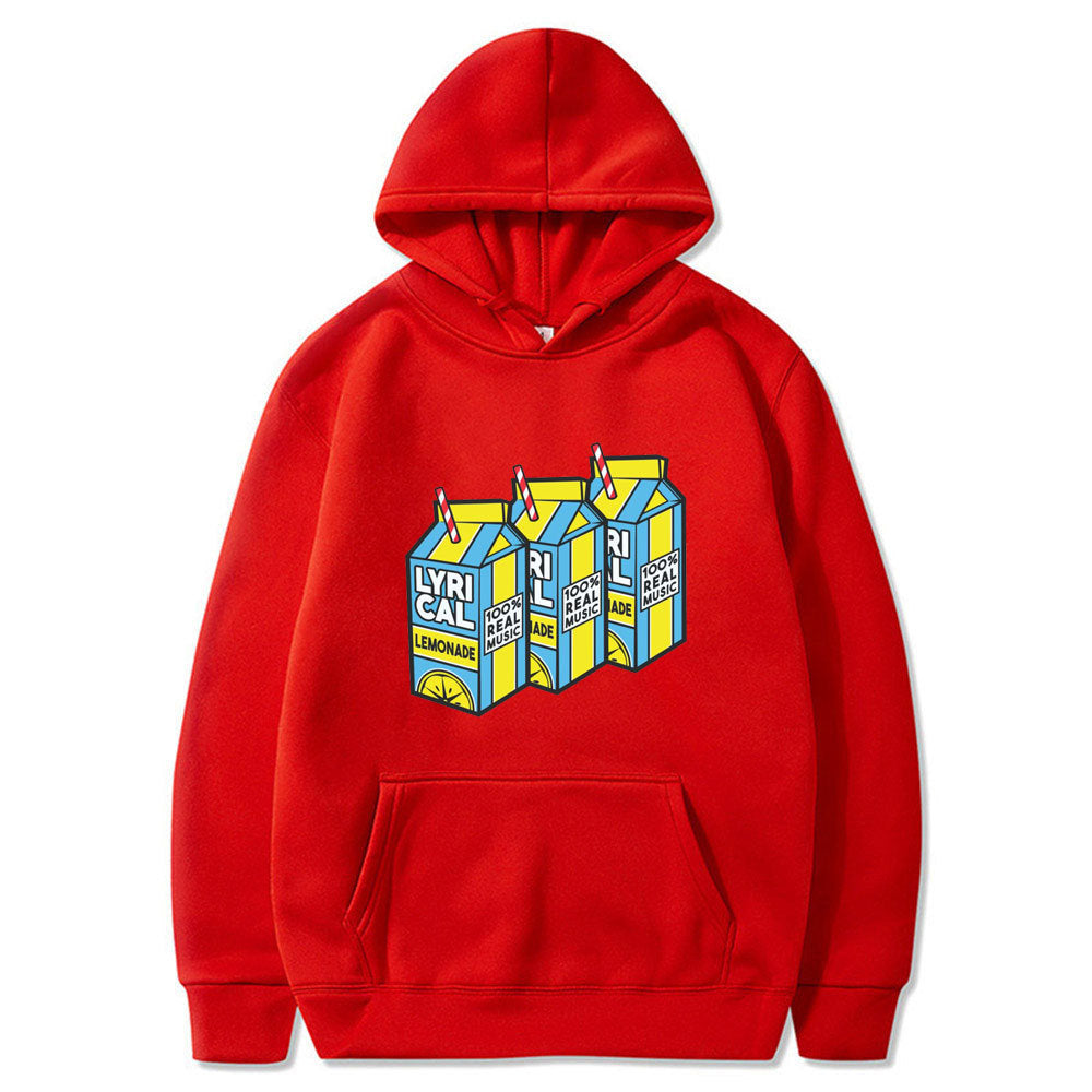 Loose hooded sweatshirt