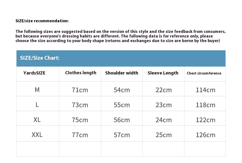 Vintage Print Short Sleeves T-shirt Men