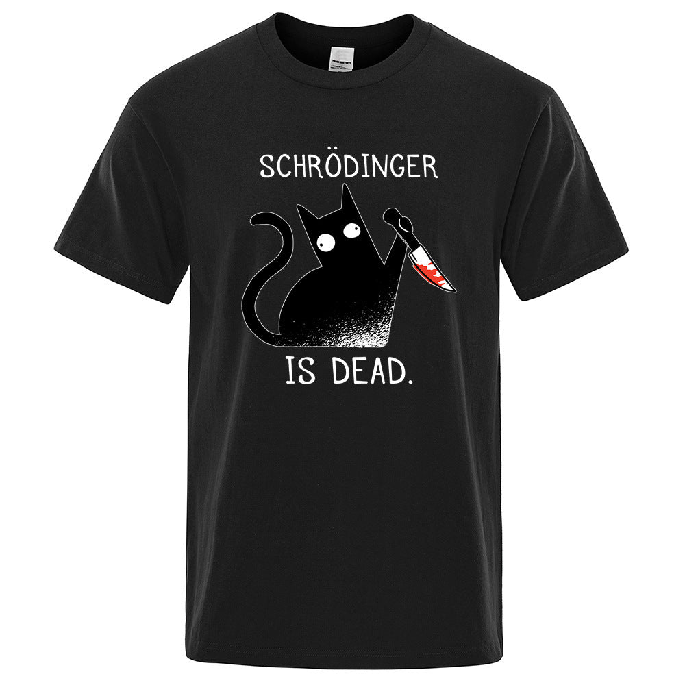 Black Cat Fashion Soft T-shirt Men