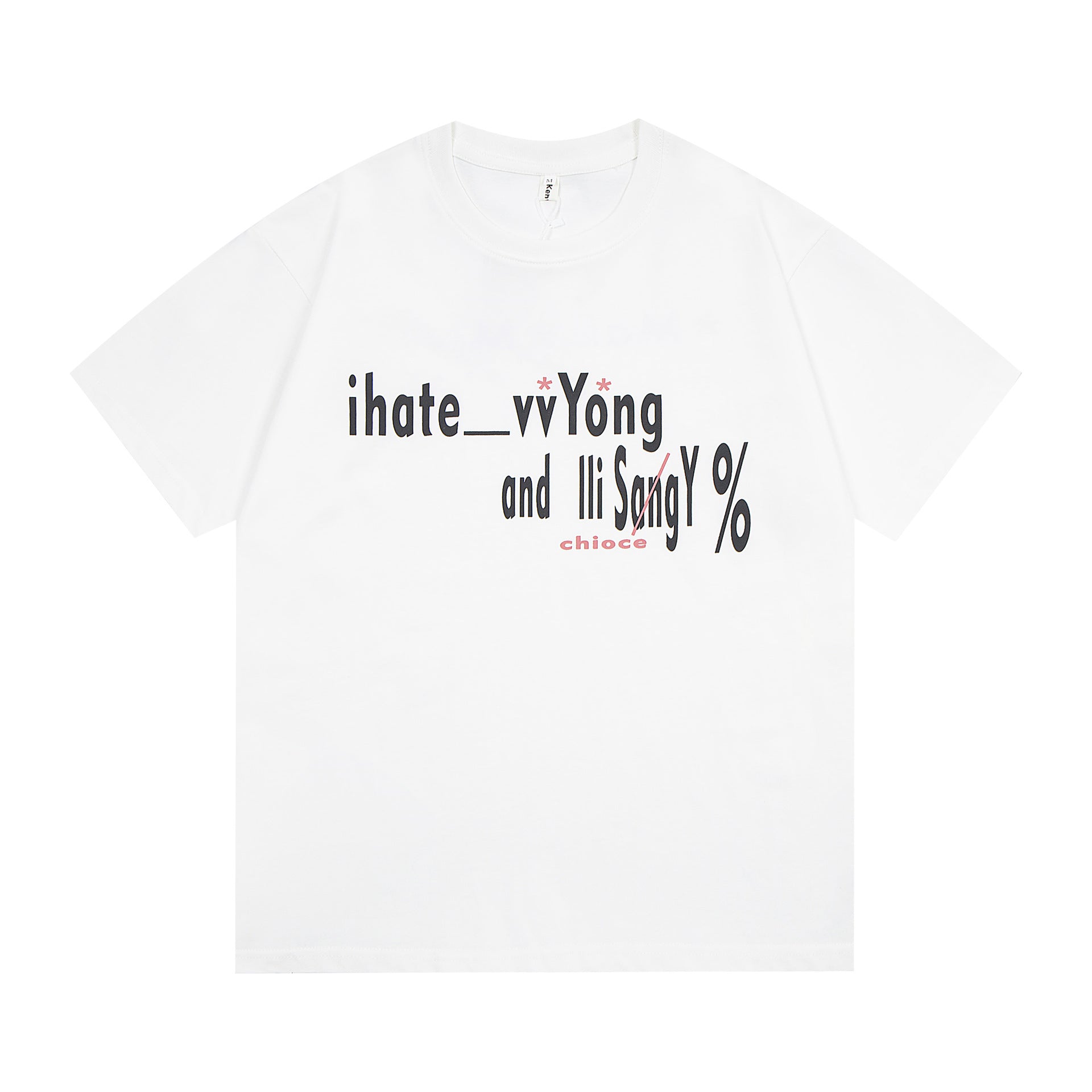 Loose Round Neck Half-sleeve T-shirt Men