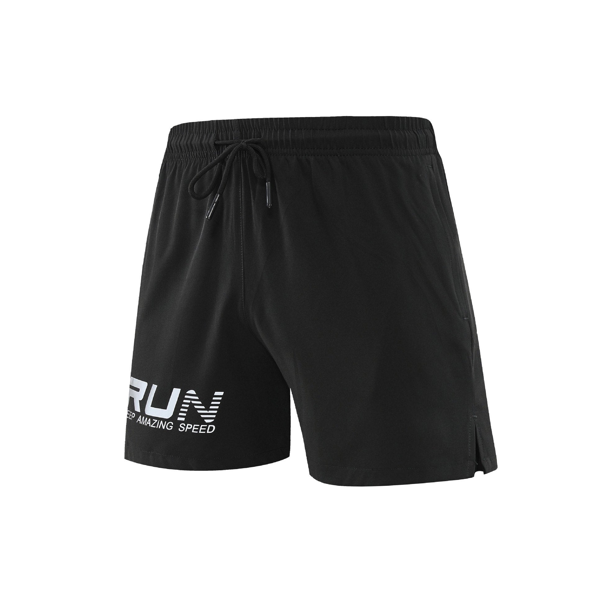 Sports Track And Field Men's Quick-drying Three-point Reflective Printing Fitness Sports Training Pant