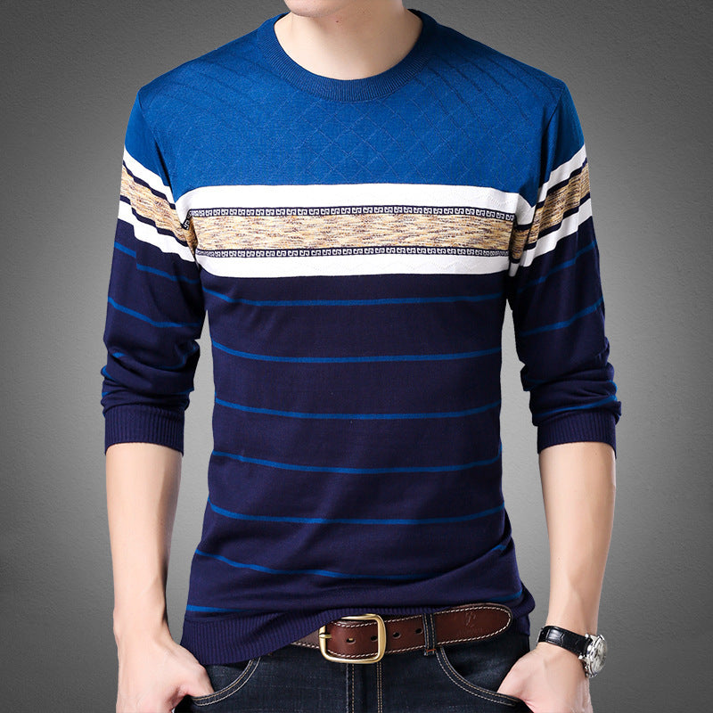 Round neck pullover loose sweater