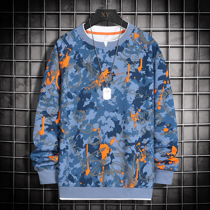 New Loose Couple Wear Trendy Long Sleeve T-Shirt Spring And Autumn Thin Top Clothes