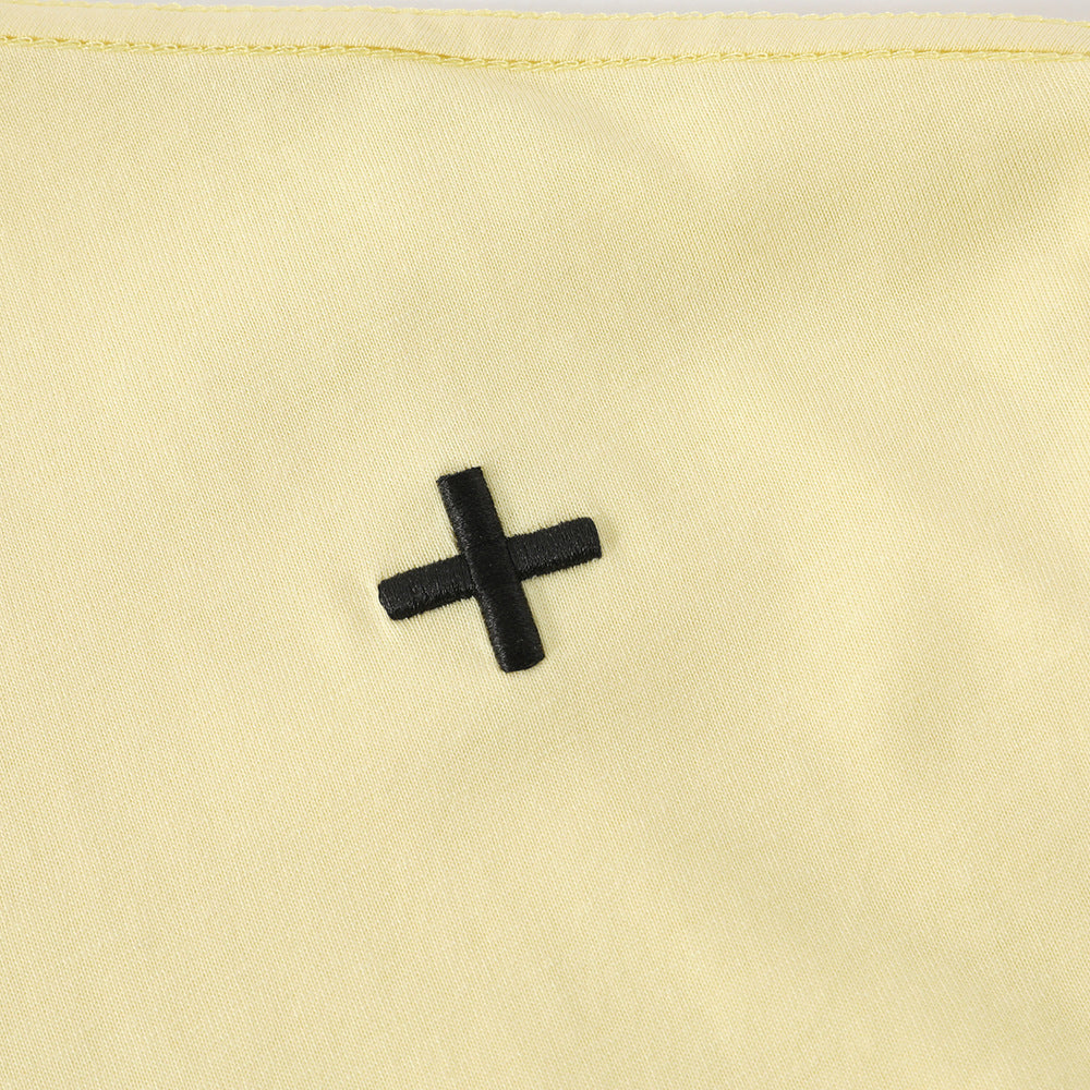 Embroidered Cotton T-shirt Short Sleeve Men