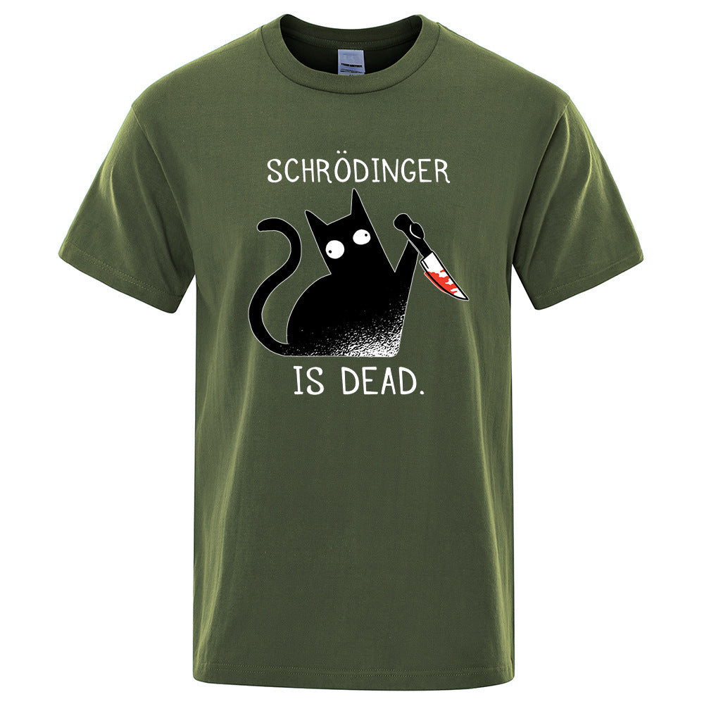 Black Cat Fashion Soft T-shirt Men