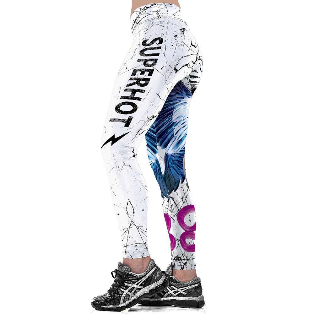Digital printing robot leggings