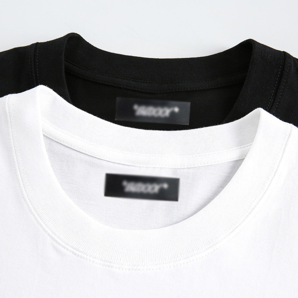 Letter Print Loose Casual T-shirt Men
