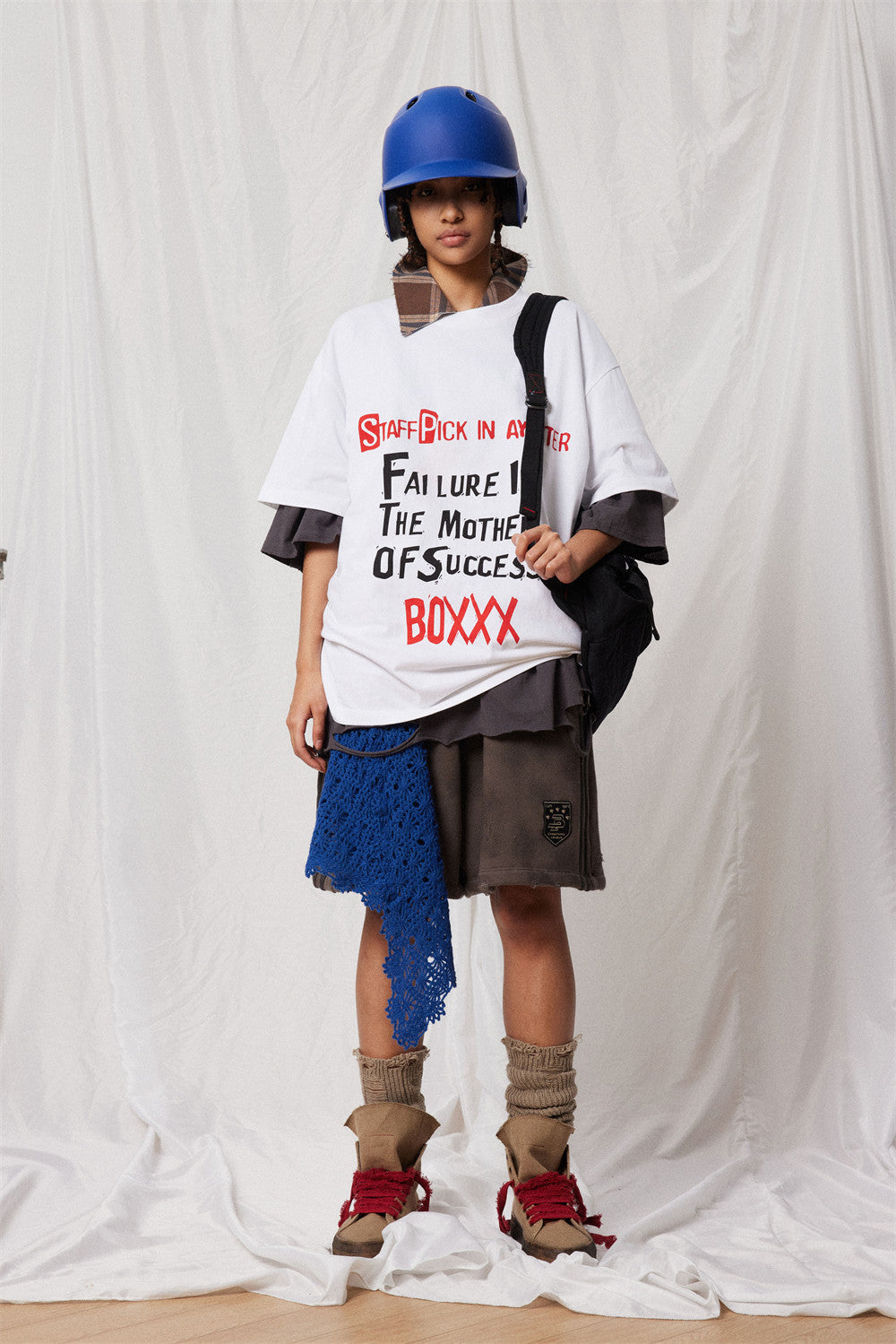 Letter Print Loose Casual T-shirt Men