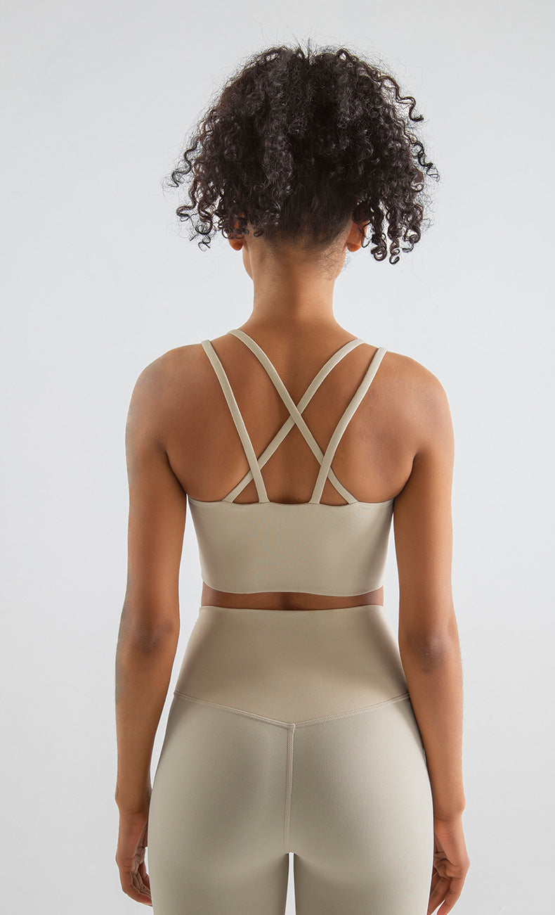 Women's Sports Bra With Shoulder Strap