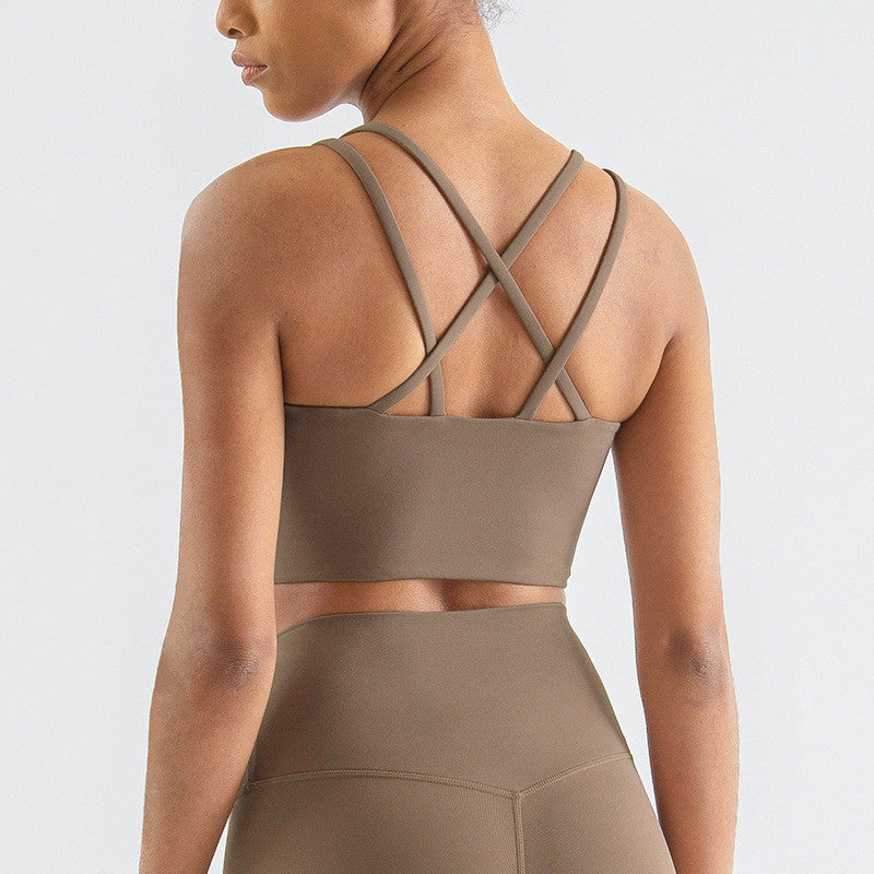 Women's Sports Bra With Shoulder Strap