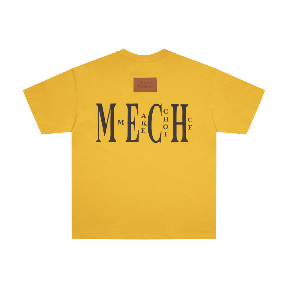 Letter Cotton Short-sleeved T-shirt For Men