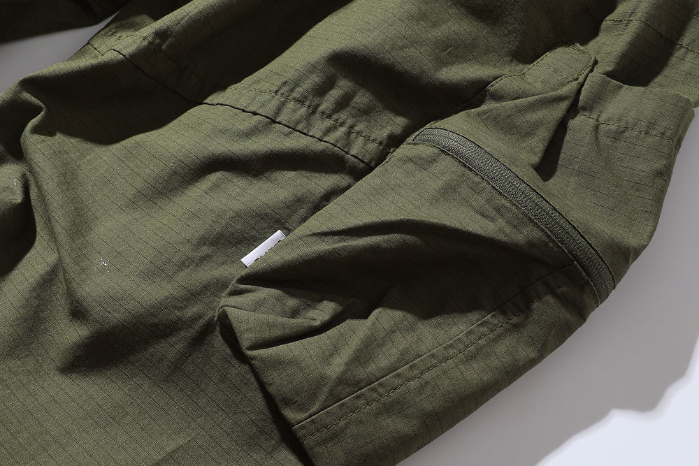 Multi-pocket Cargo Pants Men's Outdoor Pleats
