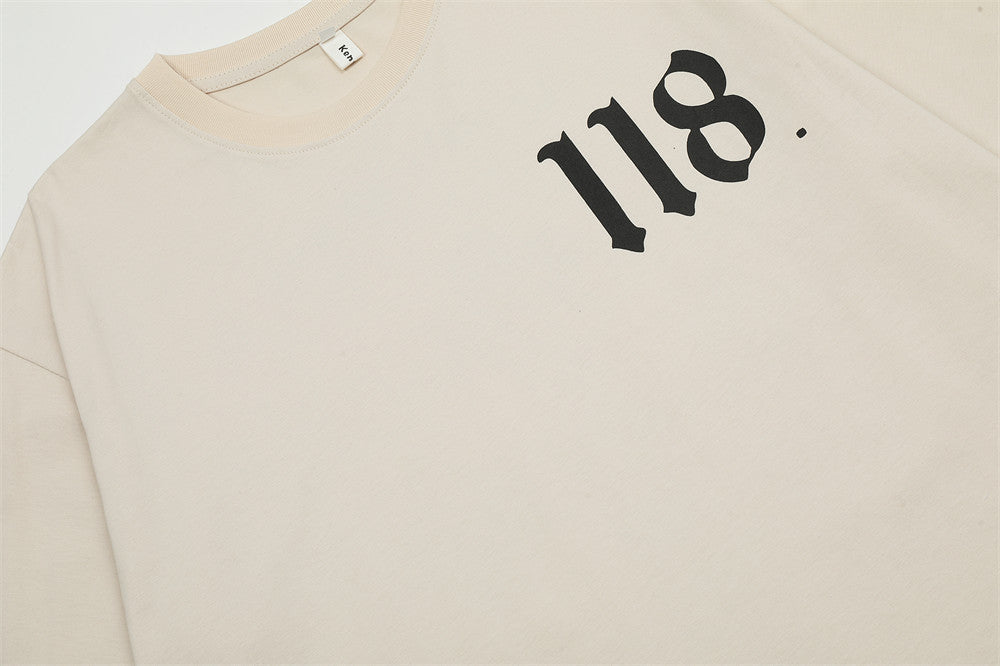 Cross Printed Cotton T-shirt For Men