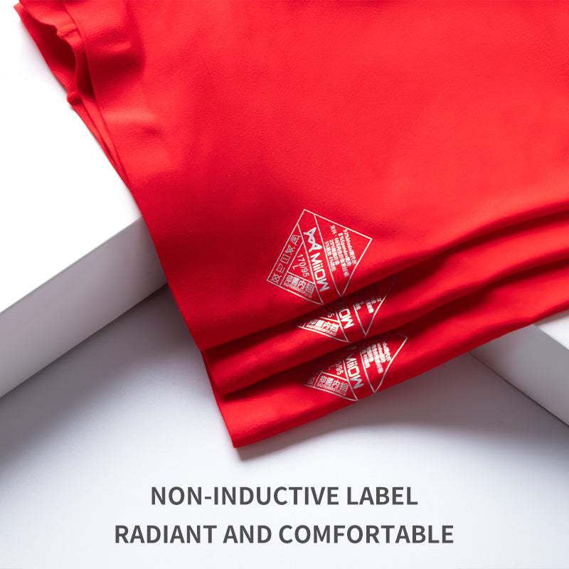 Men's Antibacterial Traceless Boxer Pants Red Model Pant Top