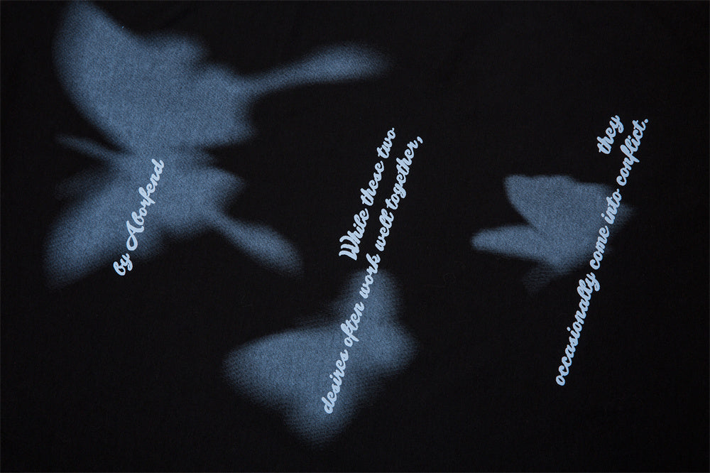 Butterfly Spider Print T-shirt For Men