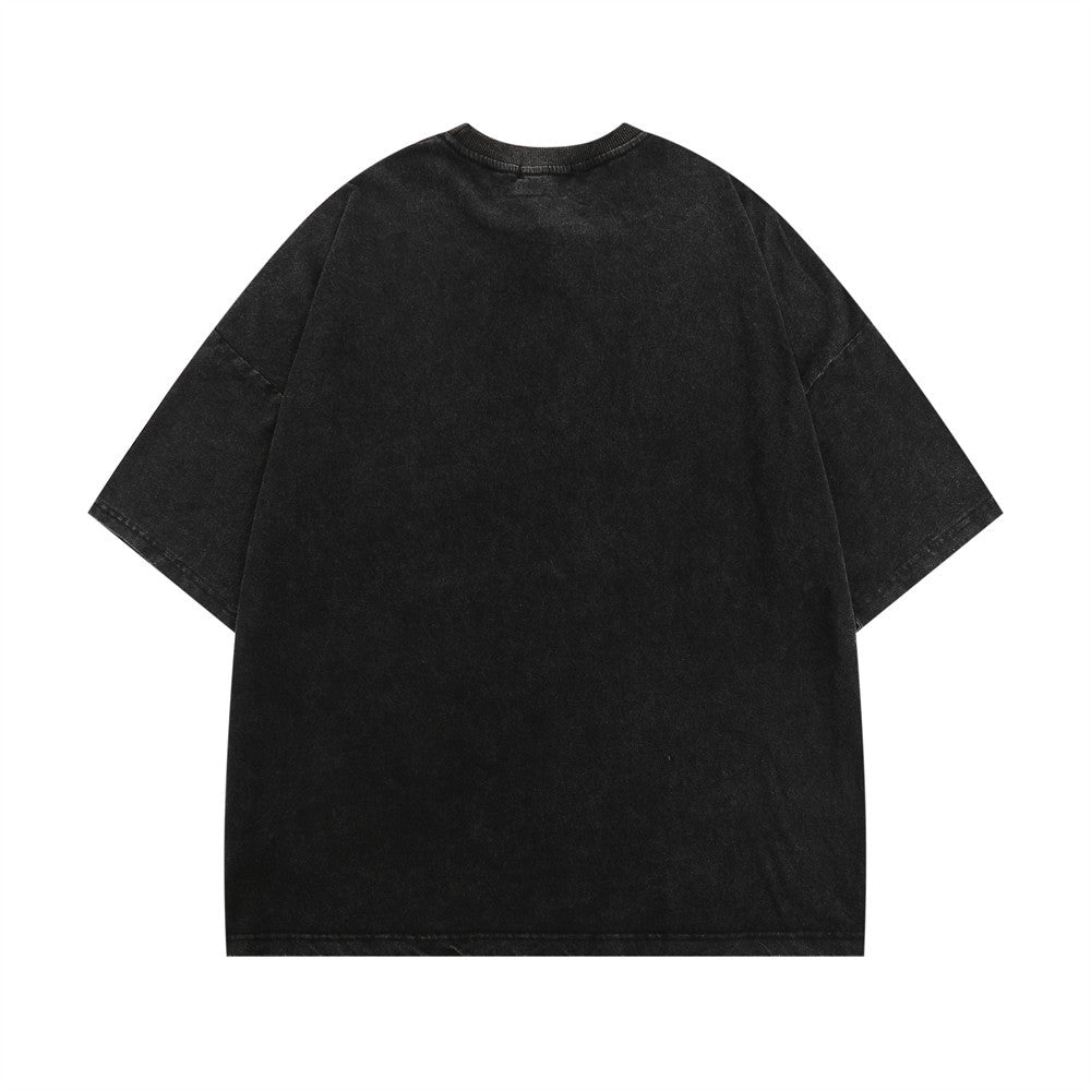 Summer Cotton Short Sleeve T-shirt Men