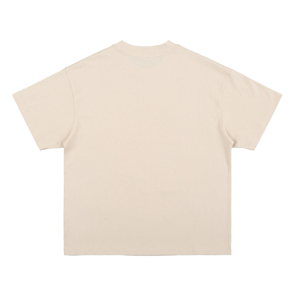 Printed Washed Distressed T-shirt For Men