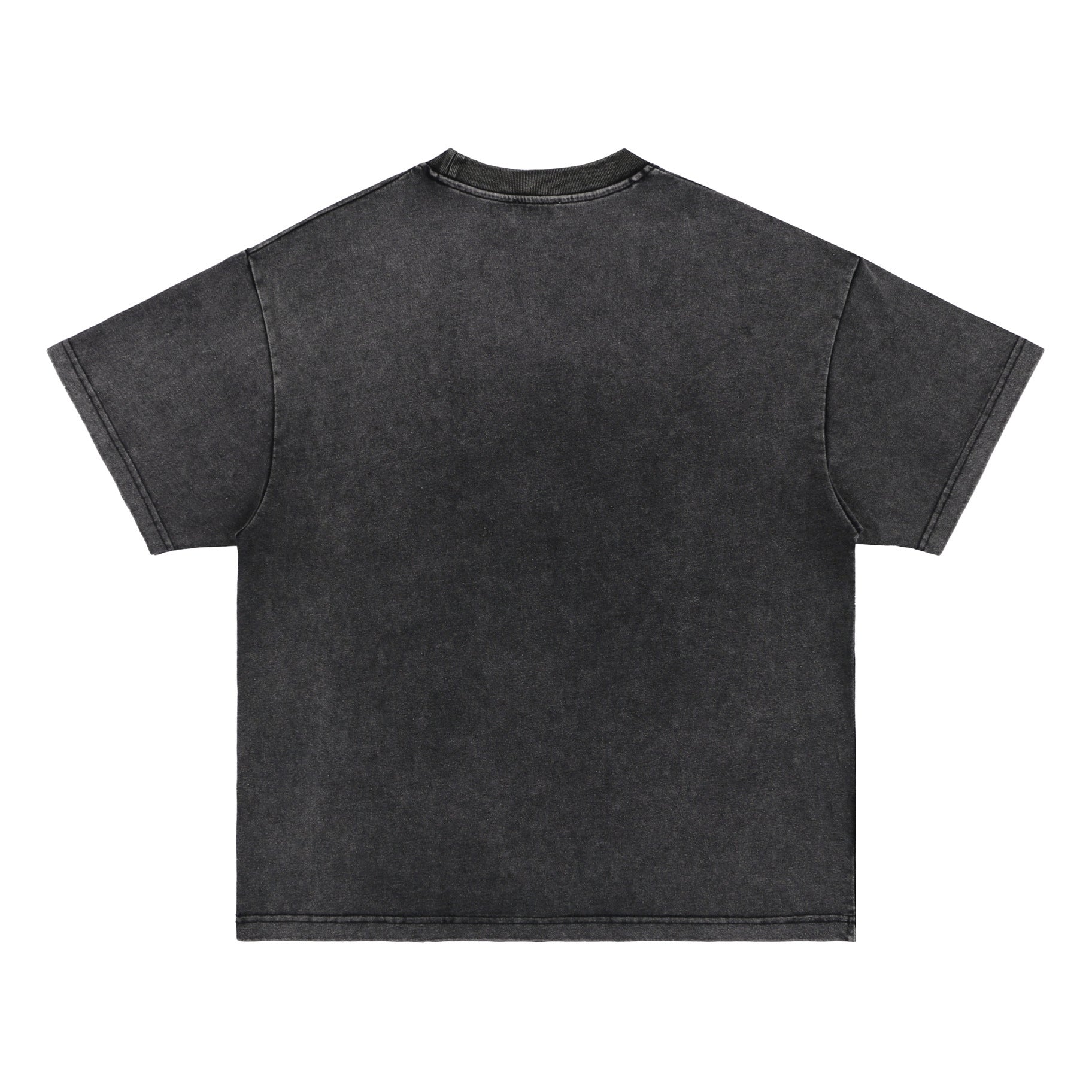 Printed Washed Distressed T-shirt For Men