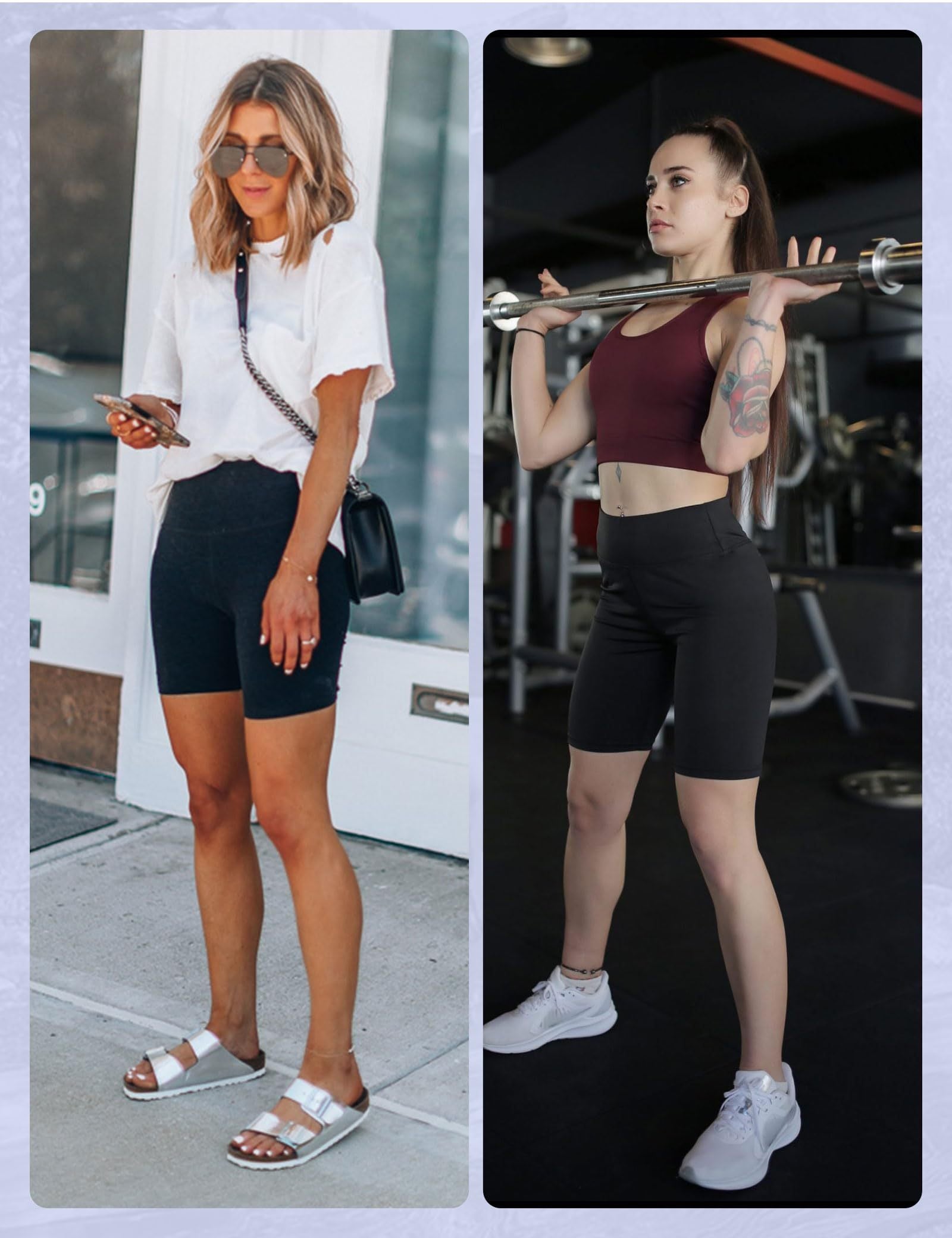 Yoga Pants - Five Points High Waist Slanted Pockets To Tuck The Abdomen Solid Color Dark Gray