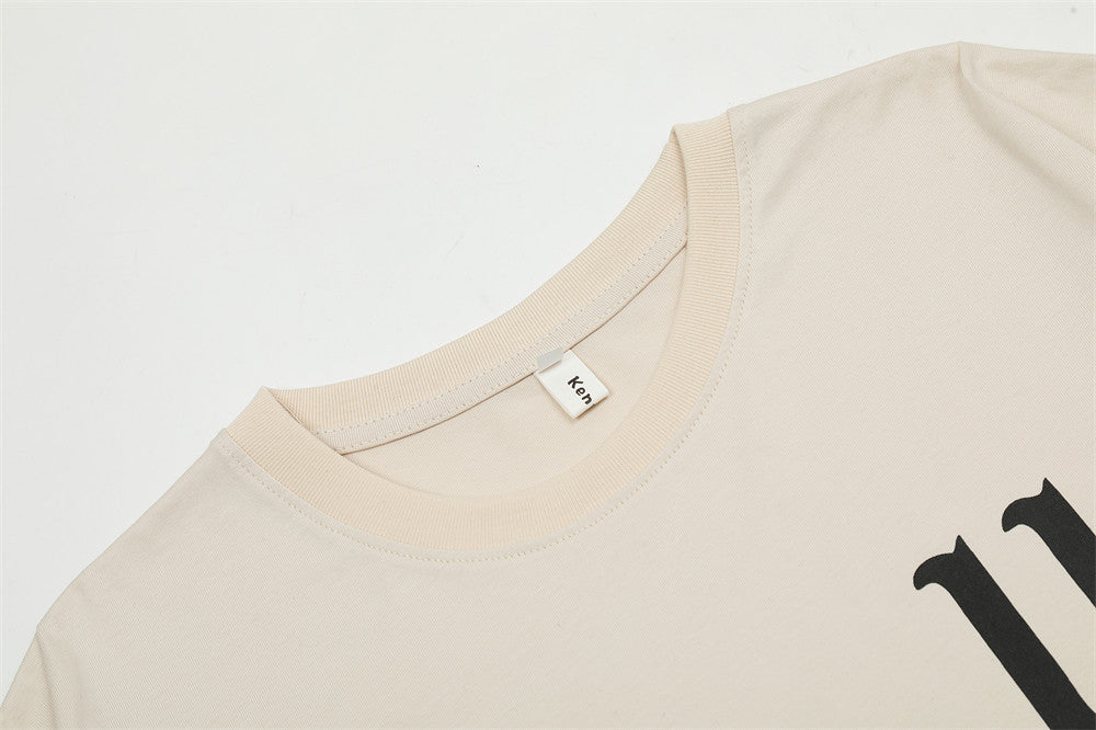 Cross Printed Cotton T-shirt For Men