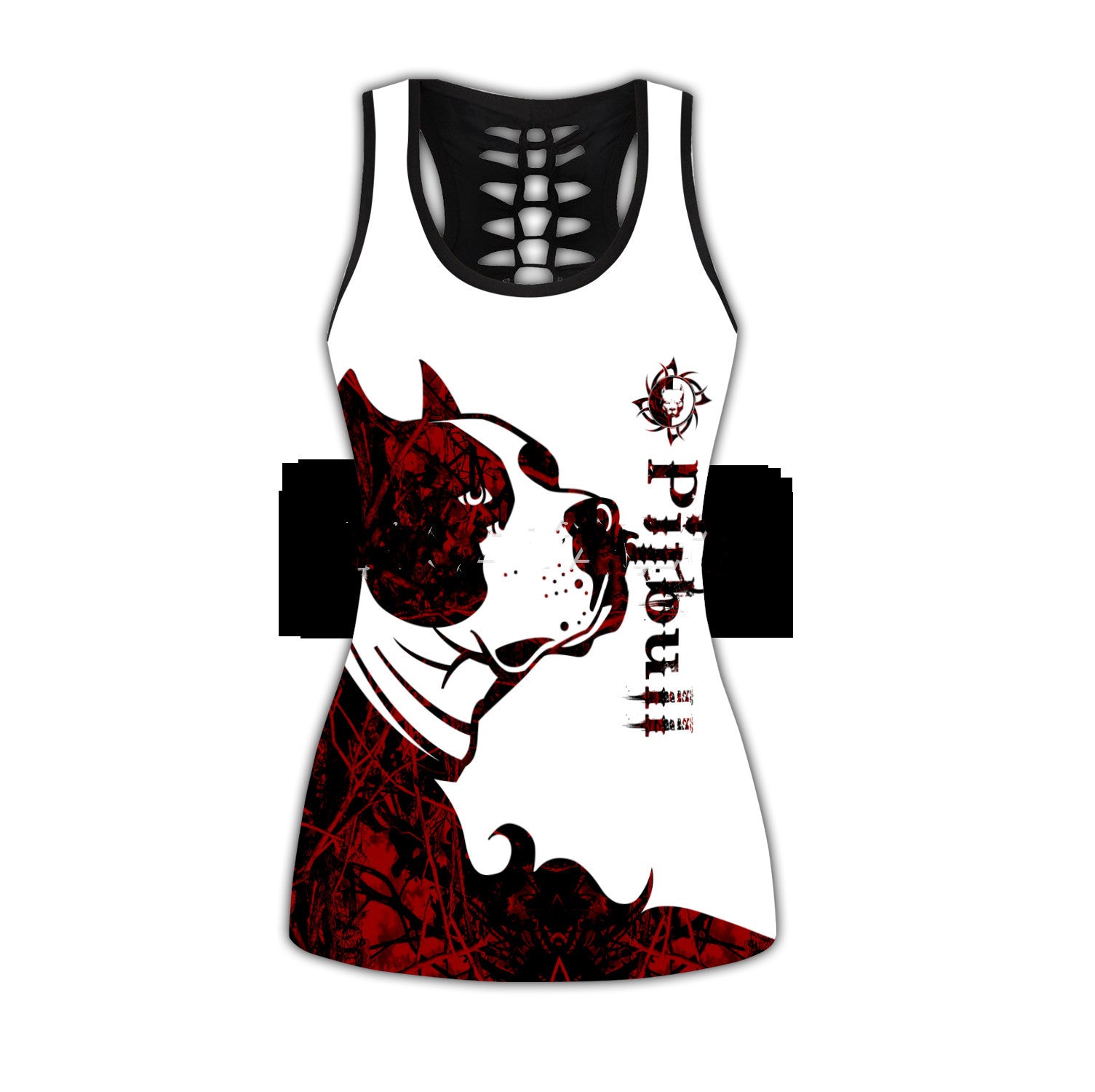 Digitally Printed Women Vest Yoga Set