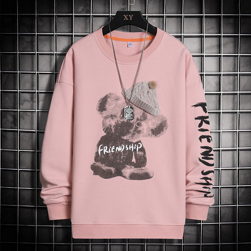 New Loose Couple Wear Trendy Long Sleeve T-Shirt Spring And Autumn Thin Top Clothes