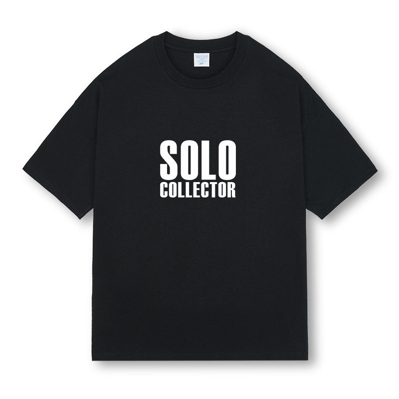American Retro Short Sleeve Loose T-shirt Men