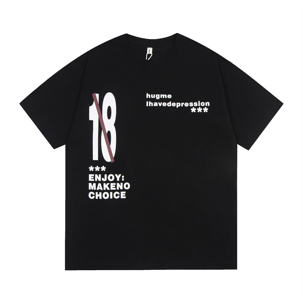 Fashion Cultural Landscape Cotton T-shirt Men
